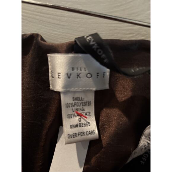 Bill Levkoff Strapless Floor-Length Formal Gown Size 0 Prom, w/ Crystals - Picture 10 of 12